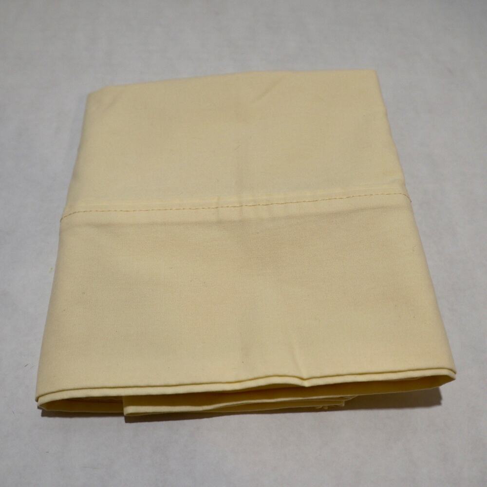 Martha Stewart everyday Pillowcase Standard Cotton Blend Yellow USA
